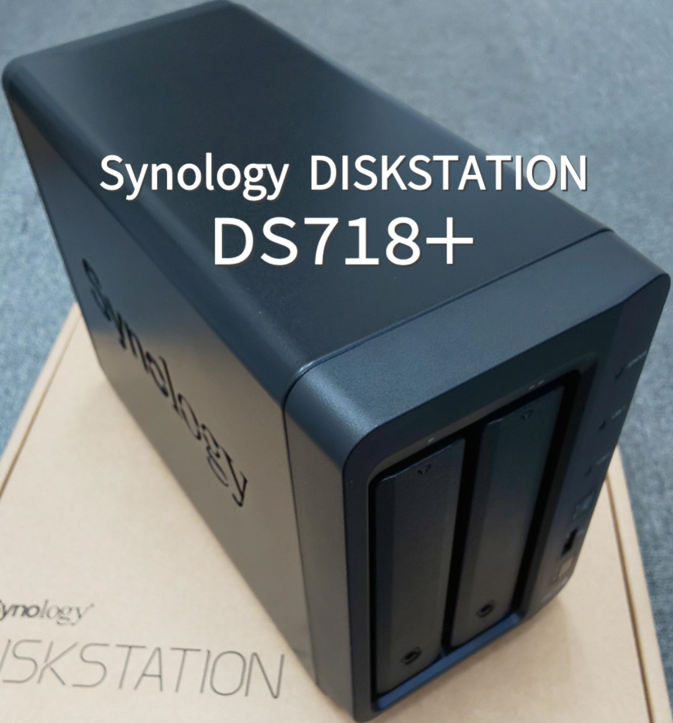 Synology DS718+ RAM6GB HDD4TB*2台